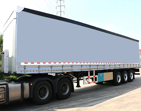 Motor airstream food trailer Cargo truck semi trailer BOX 3 axle side Curtain semi trailer GMF ST TPY Special Automotive Vehicle
