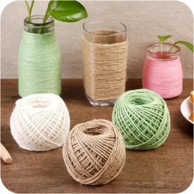 
custom size 100% jute cord Rope Strand Twisted Macrame Cord for Wall Hanging Plant Hangers Crafts Pet Toys 
