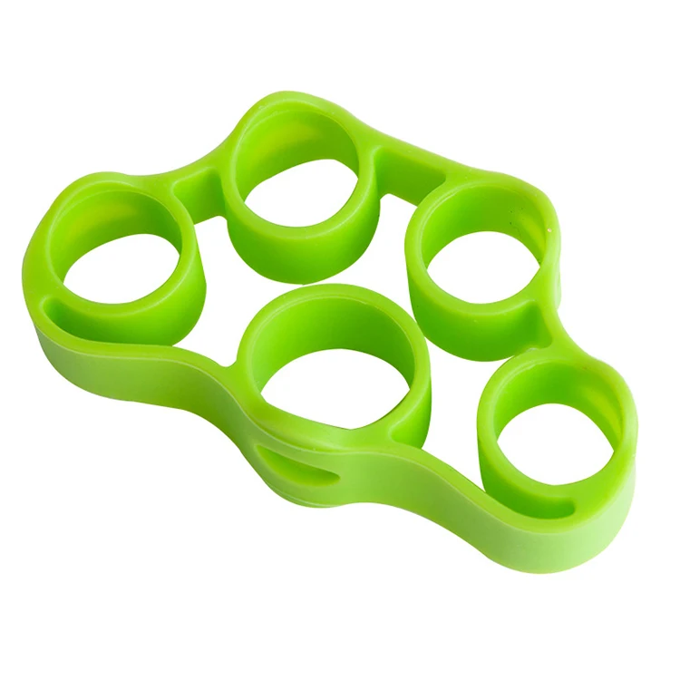 Fast shipment hand gripper silicone bracelet finger training acupuncture massage finger rings,finger ring gymnastics hand grip