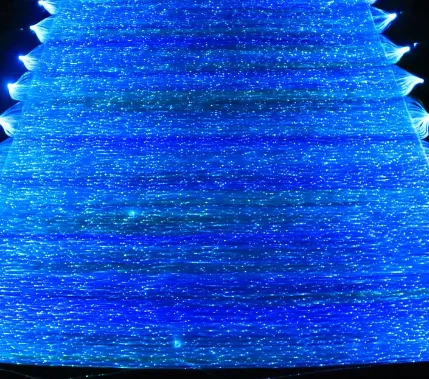 Multiple Colour LED Luminous Fabric luminous Fiber Optic Fabric