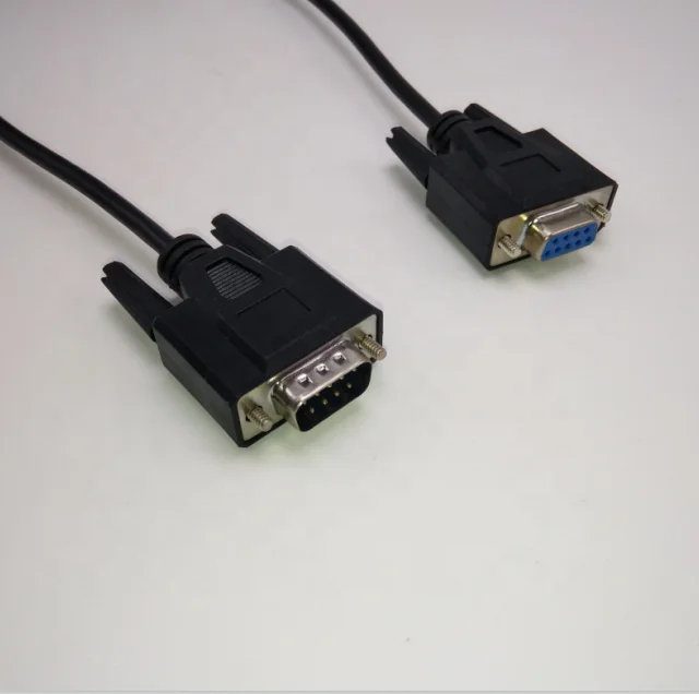 DB9 cable  MALE  to DB9 Female  Serial RS232 cable Null modem cable