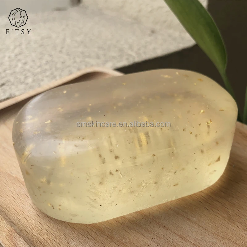 Hot Sale Products Organic Bath Skin lightening Body Whitening Handmade Organic Natural 24k Gold Soap For Oily Skin
