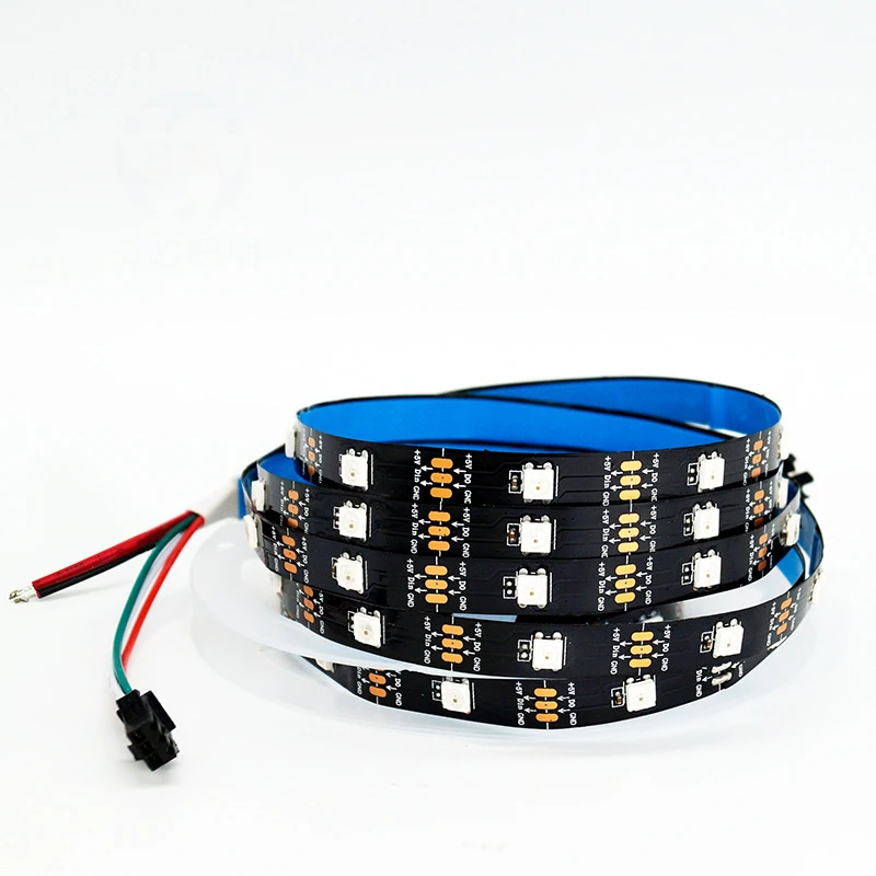 5v 12v addressable rgb led strip 5050 ws2811 ws2812b ws2813 waterproof flexible led light