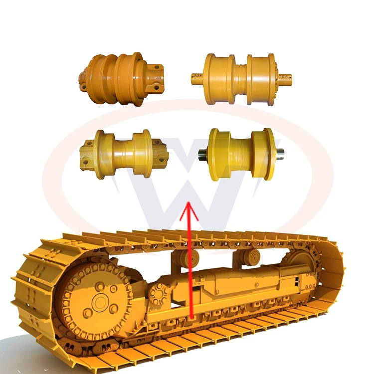 Komatsu D85 D165 Bulldozer D60 195-30-01412 Track Roller For D275 D350, Dozer D155 D65ex-15 Bottom Roller