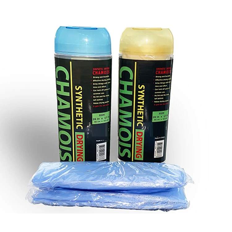 OEM Excellent Absorbent PVA Clean Cham Car Wash Chamois 10000 PCS Available 100% PVA Multi-purpose OPP Bag Top Commodity