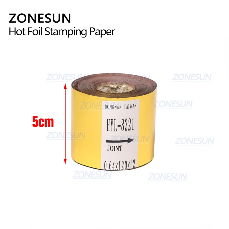  ZONESUN 5 см рулоны золотистой и серебристой фольги штамповочная бумага теплопередача анодированная позолоченная Имитация меди листовая