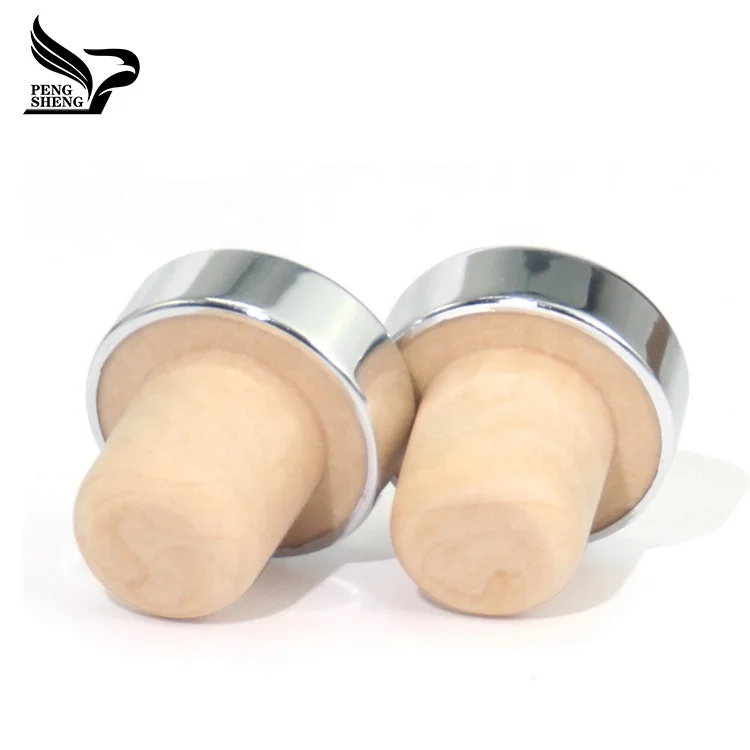 Custom Aluminum Top T Shape Wine Bottle Cork Stopper