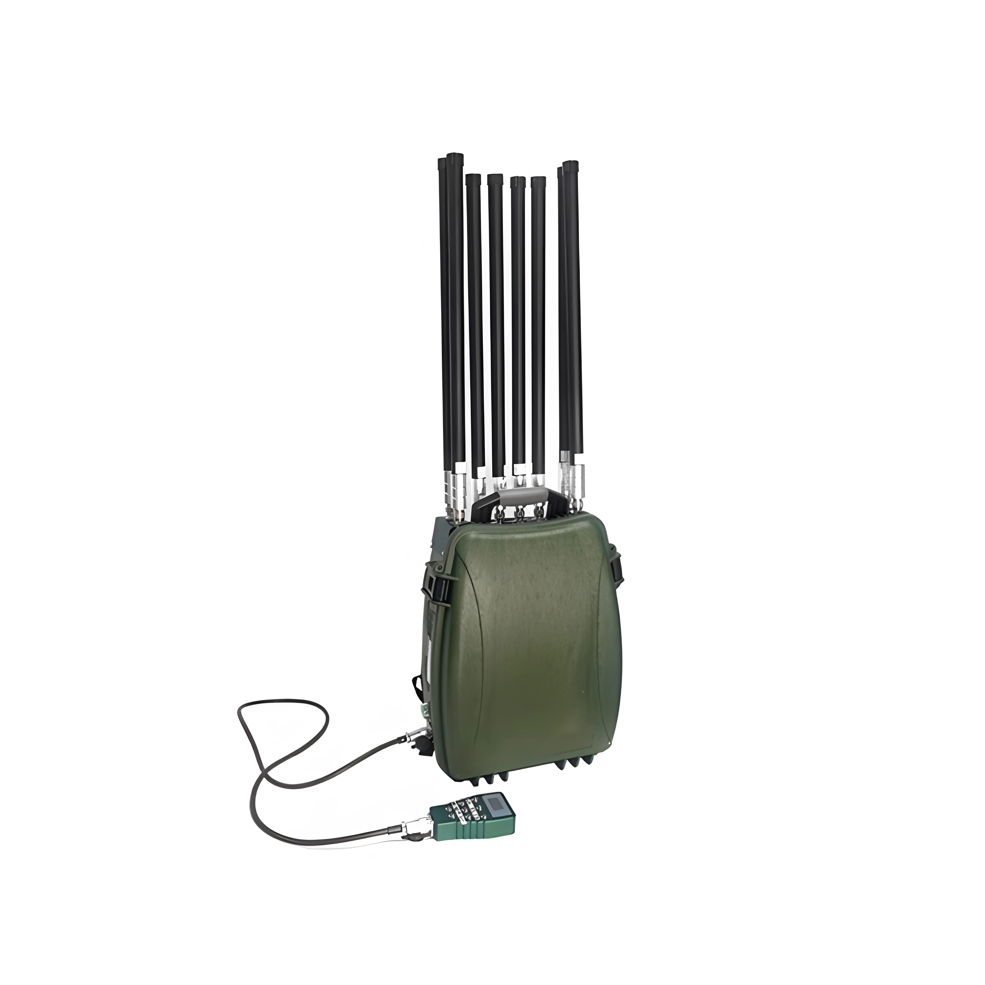 6-channel  defense portable backpack 433M 800M 900M 1.2G 2.4G 5.8G drone signal interference equipment drone FPV defense system