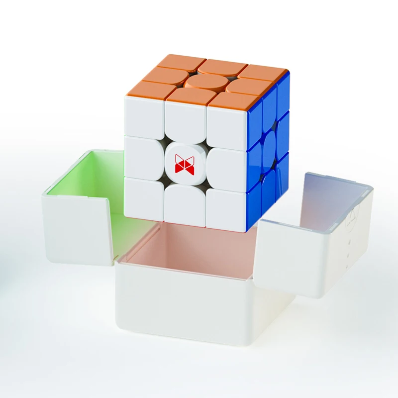 QIYI XMD Wholesale X-man Tornado V4 Cube Flagship Version Professional Competition Magnetic cube 3x3 Puzzle Toys W/Bright Color