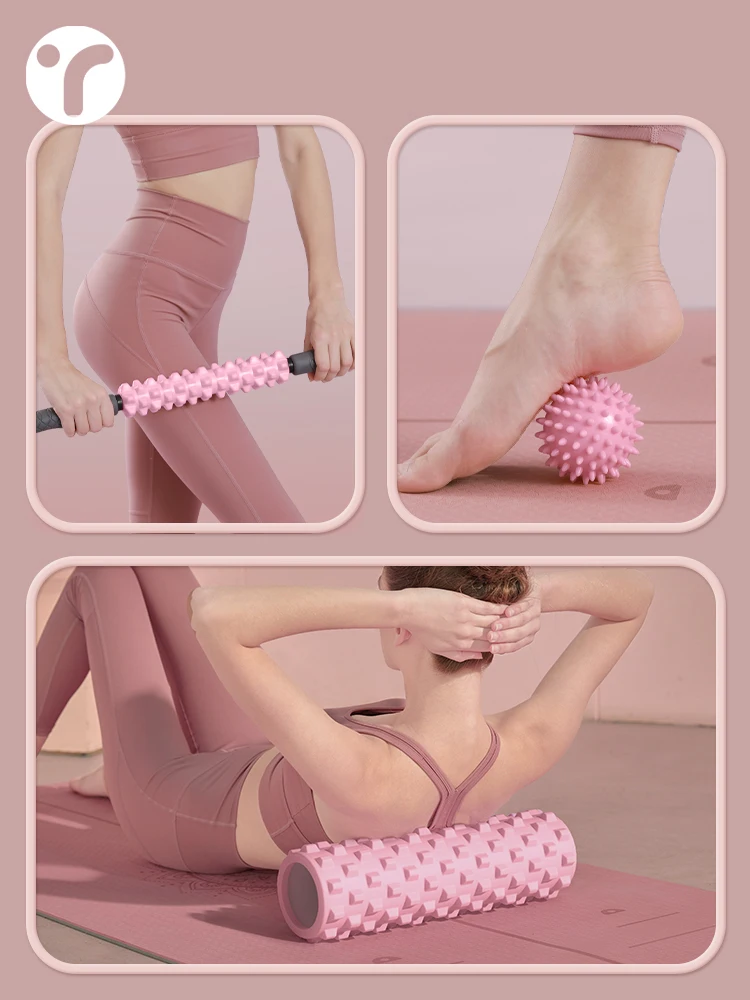 Foam Roller High Density Soft Grid EVA Hollow Fitness Yoga Foam Roller Muscle Massage Foam Roller for Exercise