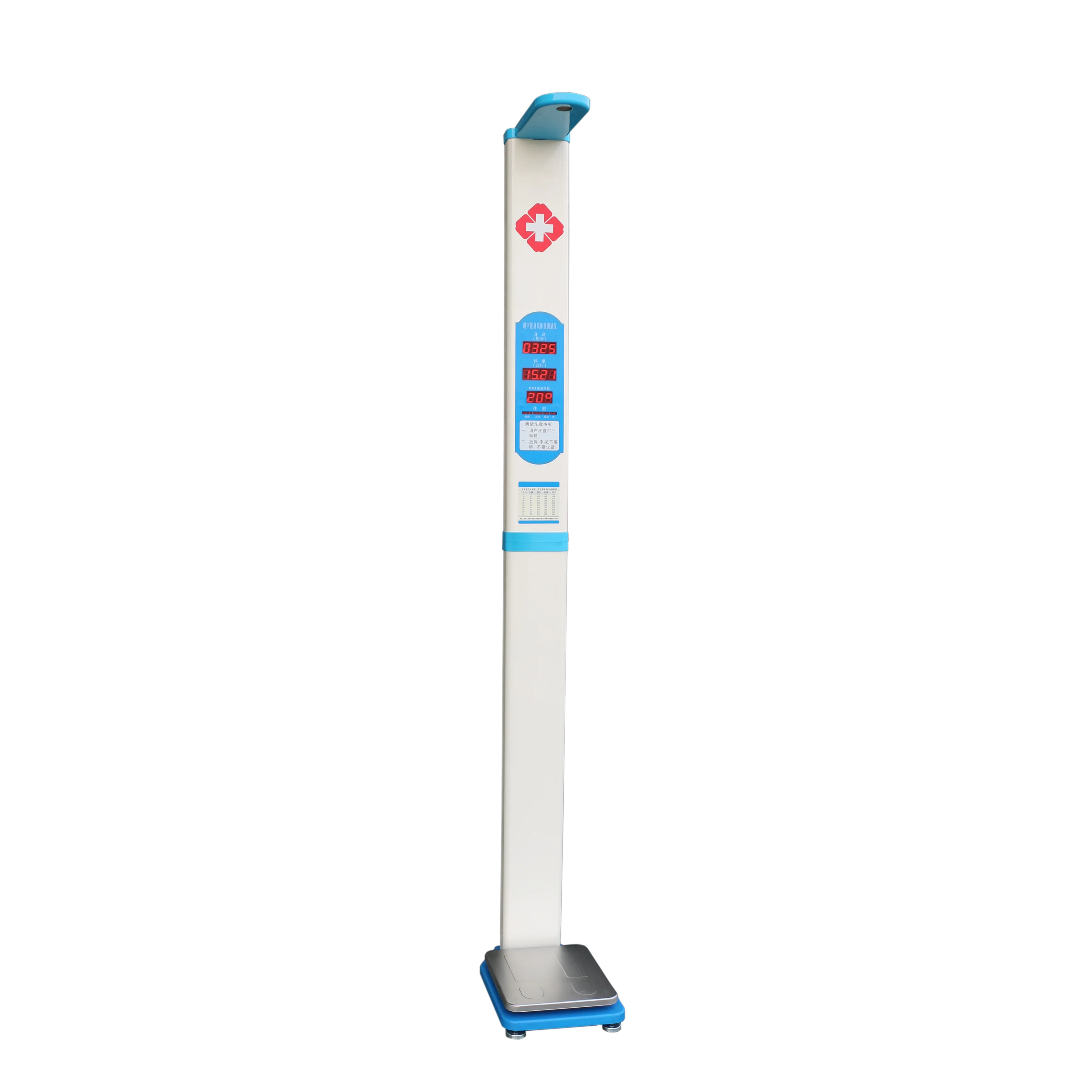 Factory price cheap height weight machines led lcd display bmi vending scale printing scale height measurement