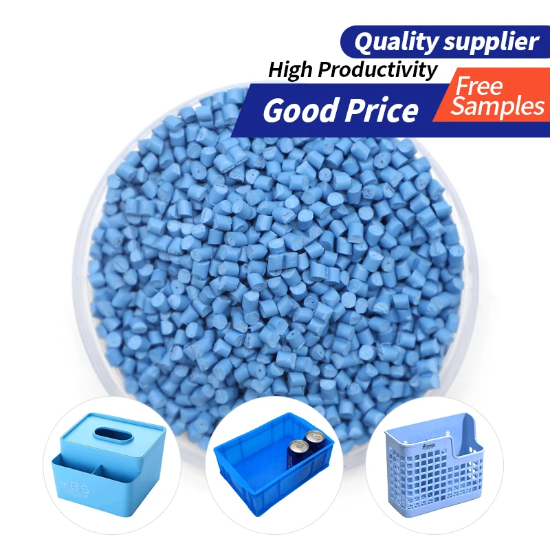 Blue Color PP/PE/ABS/PET Pellets Polyethylene Plastic Color Masterbatch