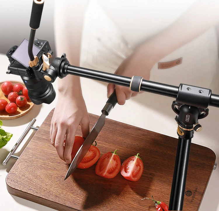DSLR Camera Phone Live Broadcast Bracket Life Painting Calligraphy Food Photography Horizontal Overhead Shot Support