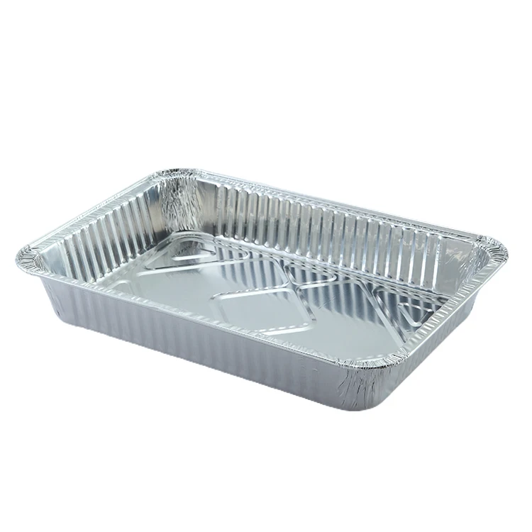 
Aluminium Foil Container Food Foil Container Packaging Rectangle Edge Foil Round Container 