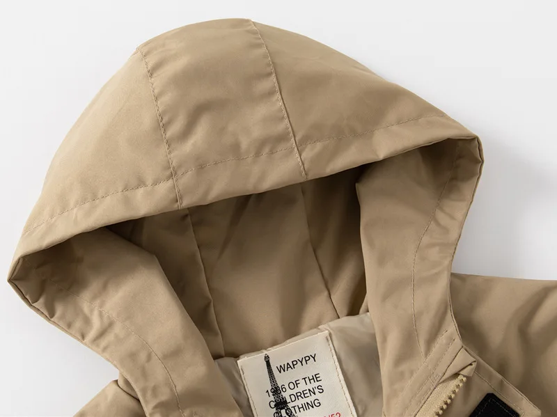 Kids Jackets Autumn Spring Kids Outerwear Coat Cute Solid Color Jackets For Boys Baby Windbreaker Bomber Jackets