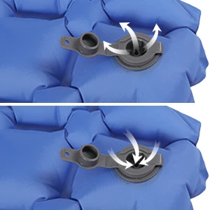 WOQI Custom  Air Mattress Spliceable Double Ultralight Outdoor Fold Inflatable Camping Air Mats Sleep Pad