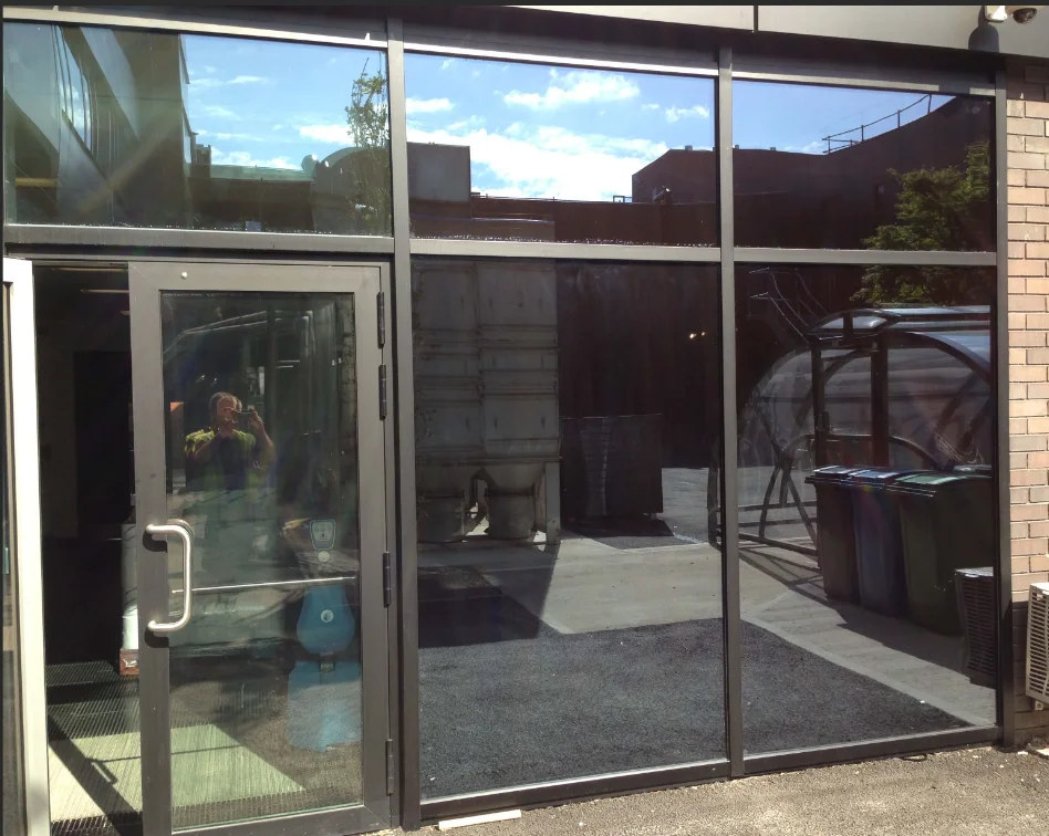 VLT15% decorative protective glass stained mirror film sun control window film