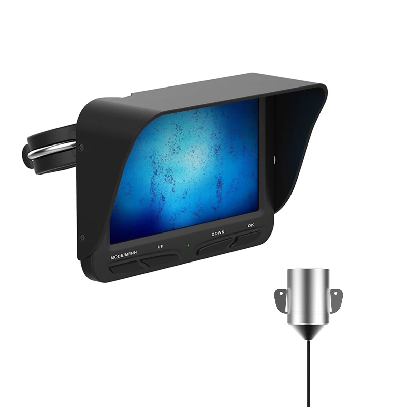 
 Водонепроницаемый IP7 Портативный Wifi подводный 50 м двойной объектив видео эхолот с 6 светодиодами ночного видения  