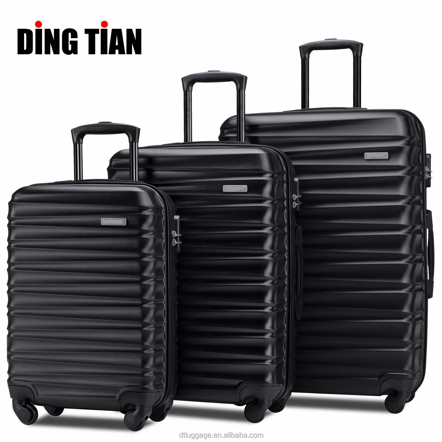 Valiz Custom ABS Trolley Suitcase Luggage Set 3 PCS Hard Case with Spinner Caster Factory Direct Cheap Maletas De Viaje