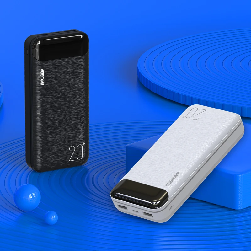 KAKUSIAG  Good looking 20000mAh large capacity provide long-lasting battery life for work  life and entertainment