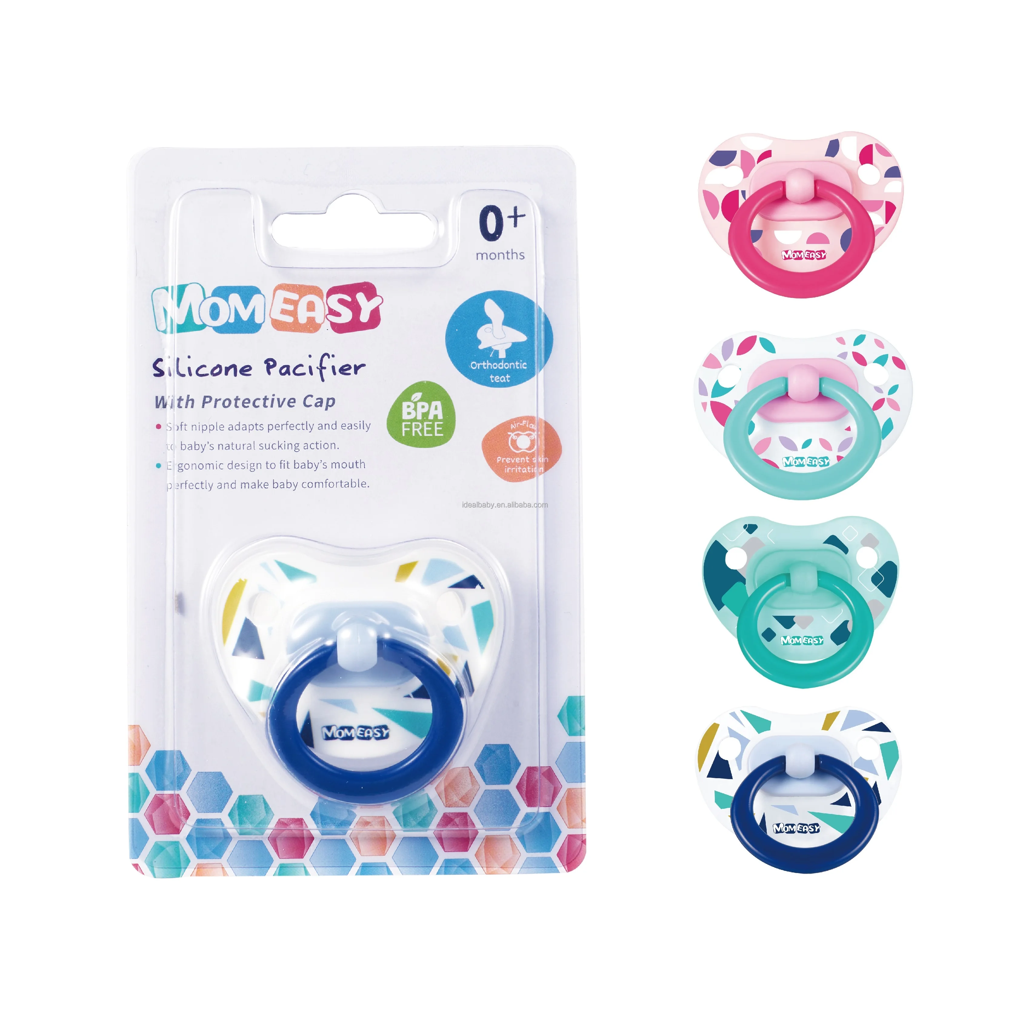 BPA Free Baby Pacifier Silicone Baby Soother