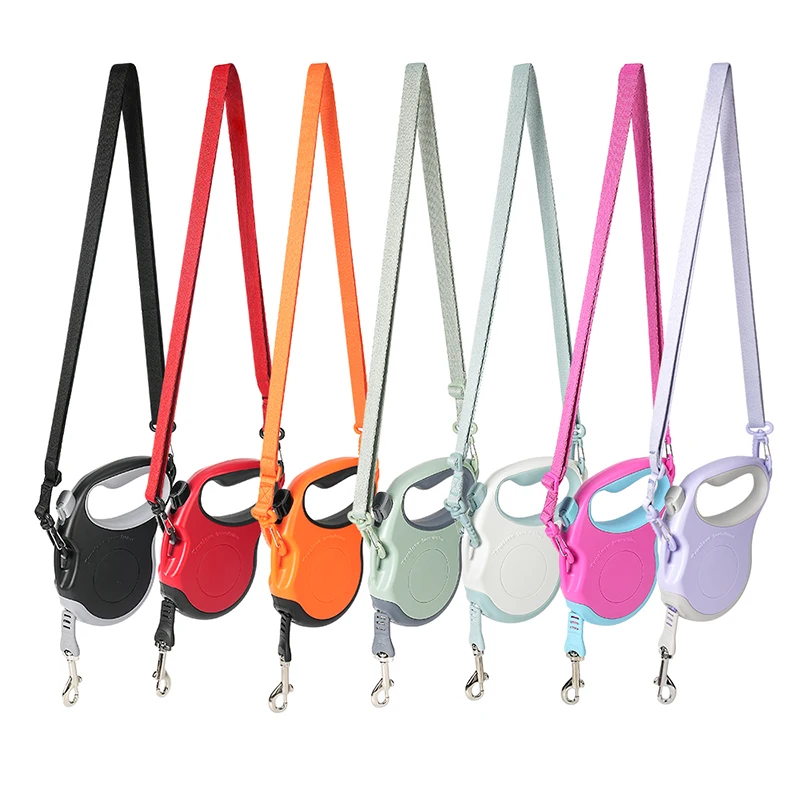 Truelove  Shoulder Strap for Hands-Free Leash 5M Reflective Retractable Dog Leash Dog Cat Leash