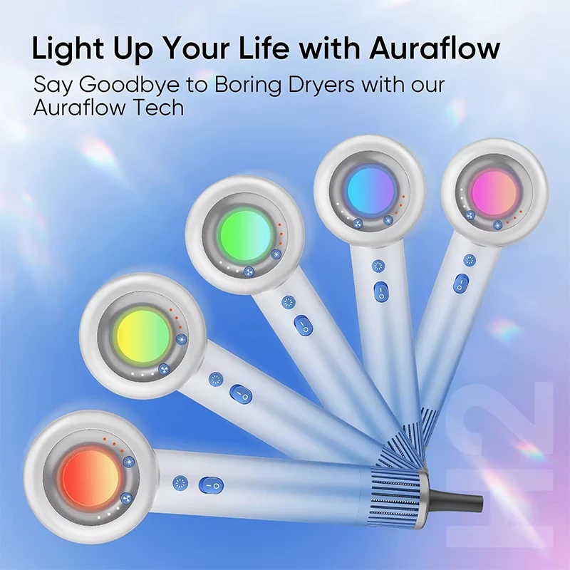 Low Noise High Speed Hair Dryer High Quality Hair Air Blower Supersonics Hair Dryer With Accessories