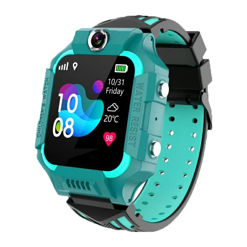 Student body temperature monitor intelligent telephone watch positioning bracelet UWB gateway watch tag