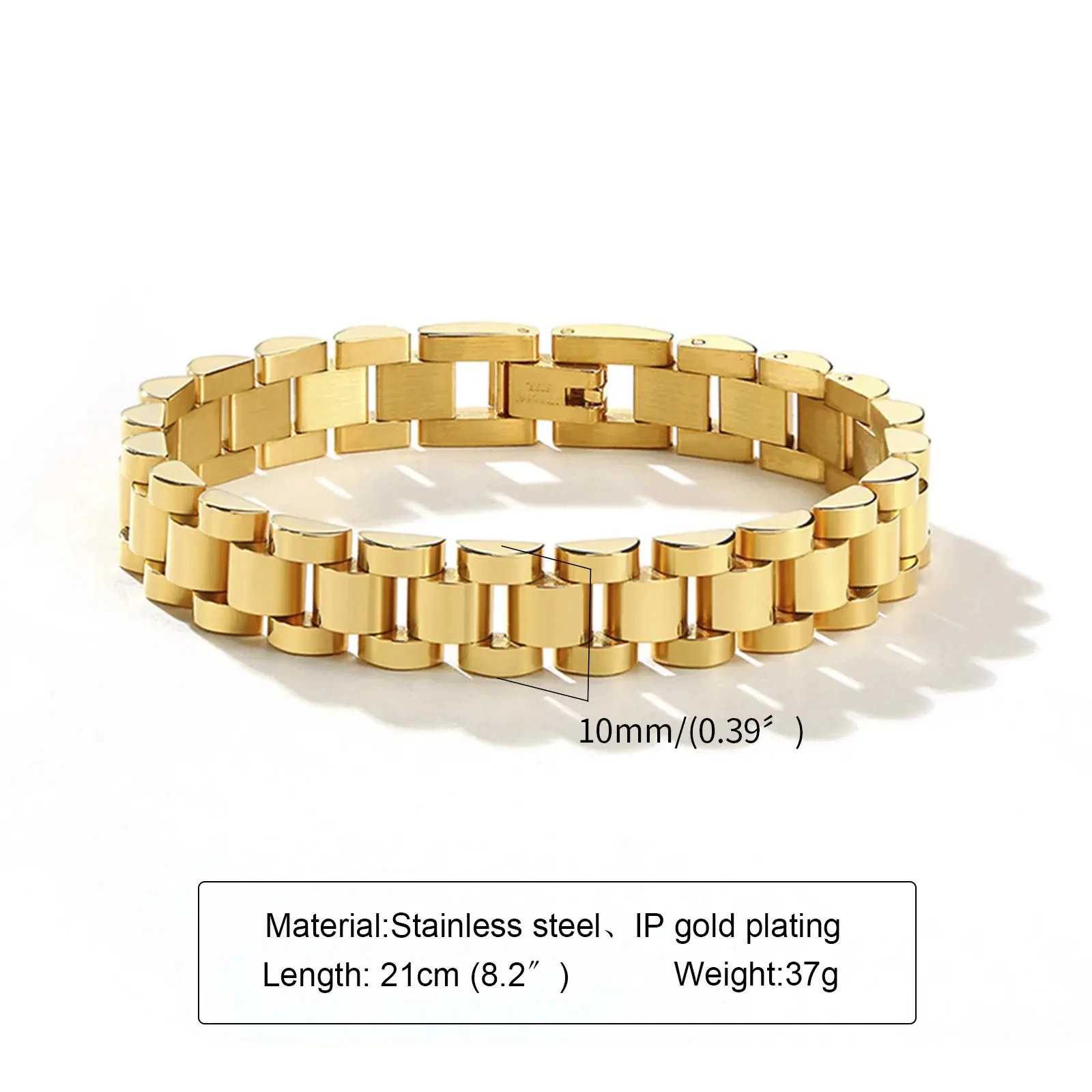 Lefeng Wholesale Manufacturer customized Adjustable Chunky Bracelets For Women Man Gold Plated Stainless Steel Rare Bracelets