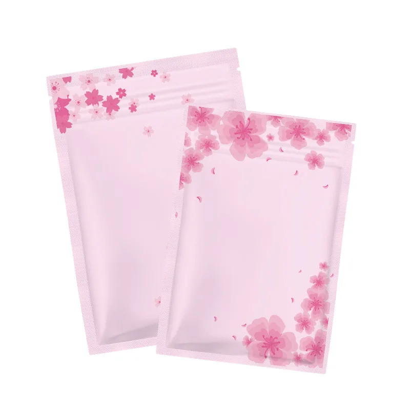 Factory price Three Side Seal Pouch compostable biodegradable customized ziplock bags Mylar Packaging bags