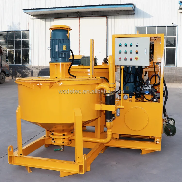 China Agitator Capacity 700l High Volume Colloidal Compact Grout Station For Tunnel Lining