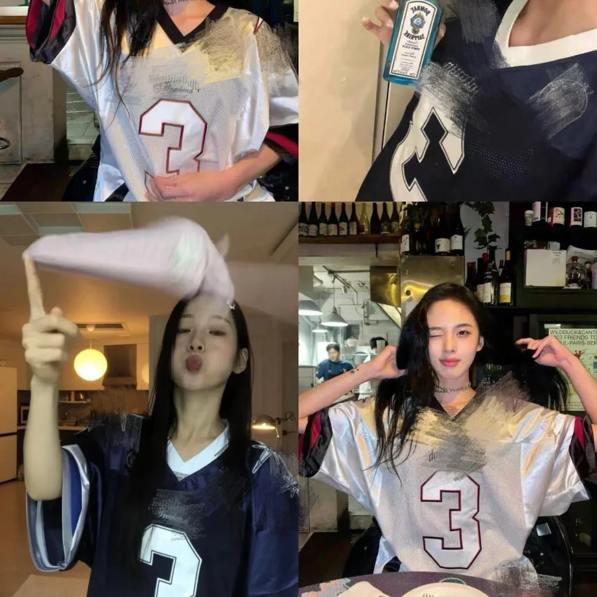 Peeqi Y2K Designer fashion graphic print t shirts tops casual streetwear jersey oversized tshirt women