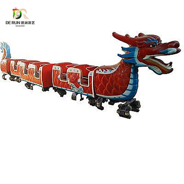 Amusement Park Games 16 Seats Kid Park Rides Mini Roller Coaster Sliding Dragon for sale