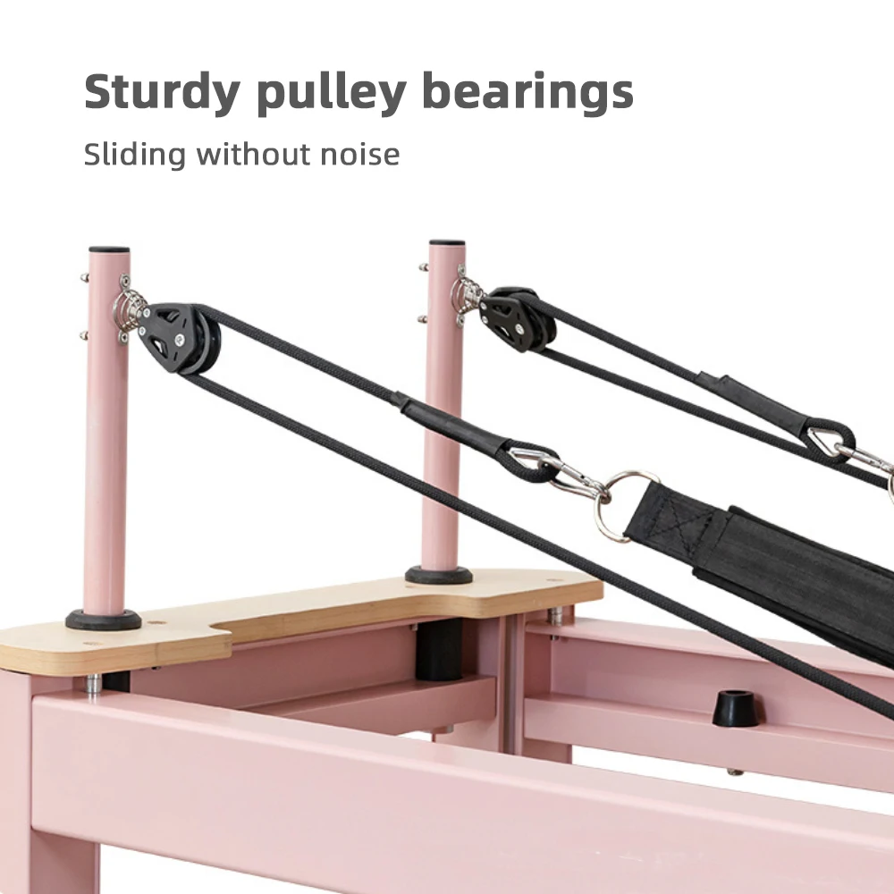 GRASSFIT Foldable Yoga Pilates Fitness Equipment Pilates Reformer Aluminum Bed Machines for Studio Club Home Workout