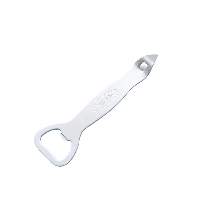 2 in 1 Beer Opener Stainless Steel Manual Can Punch Opener for Home Kitchen Bar Resturance