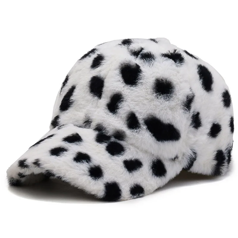 BSBH Custom Sublimation Baseball Cap with 3D Embroidery 6 Panels Leopard Checkered Dot Pattern Sports Cap for Party with Logo