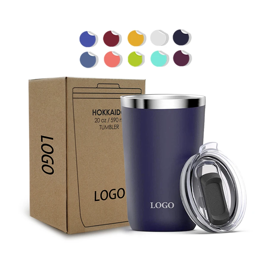 Travel mug double wall stainless steel wine tumbler