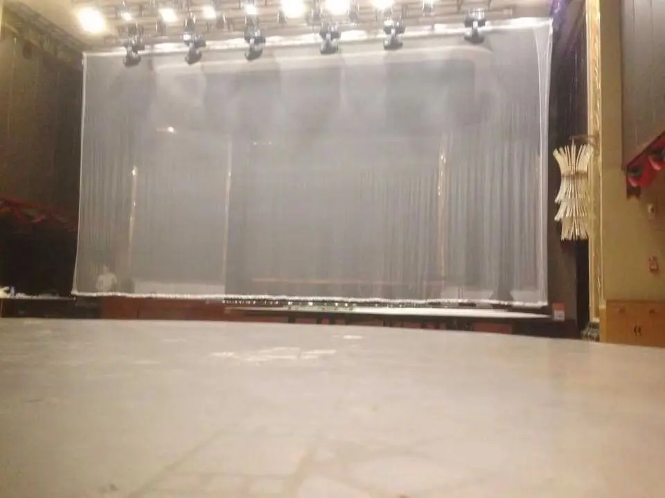 Competitive Price Rear Projection Transparent Screen Holographic Veil Screen