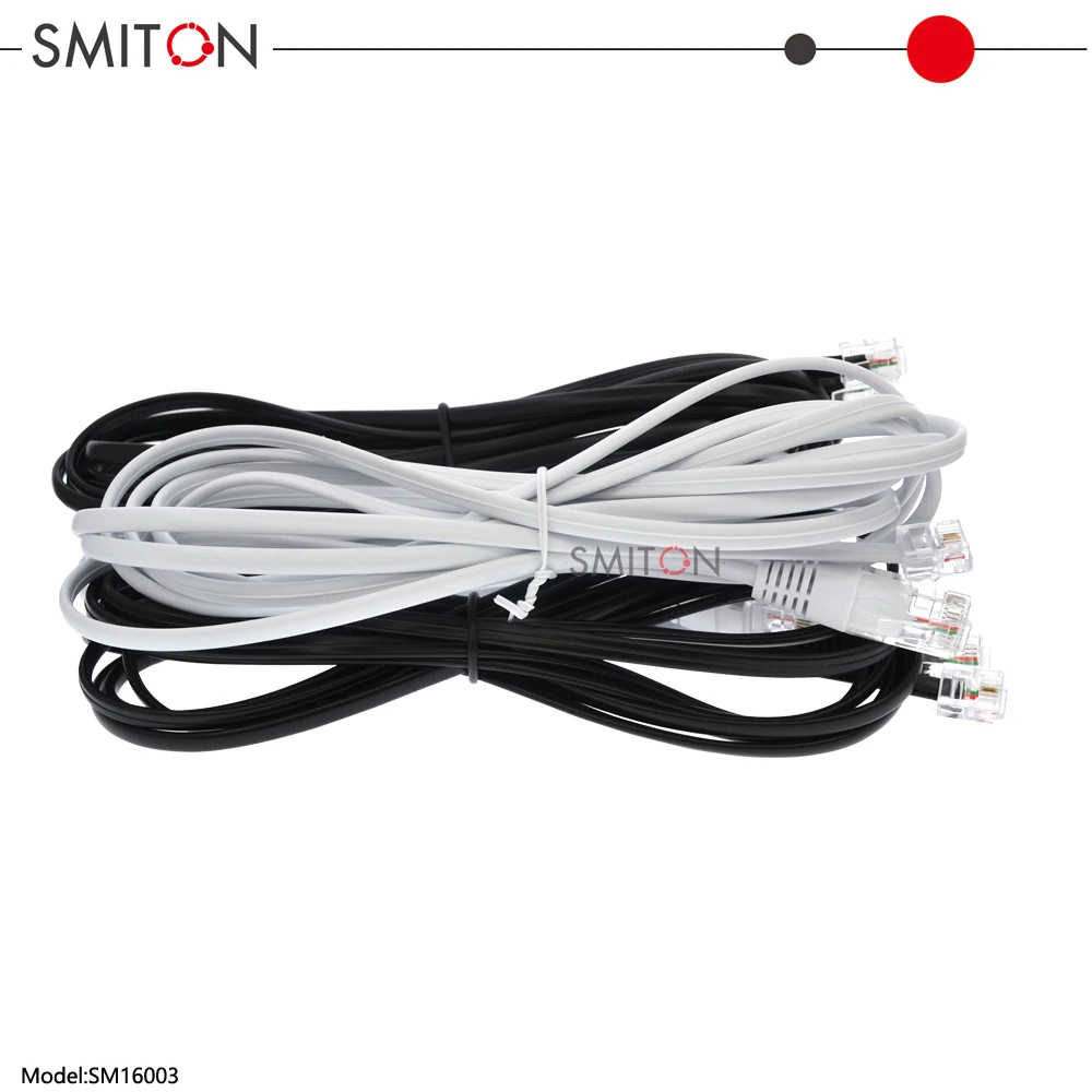 6P2C - 8P2C Modular Telephone Extension Cord