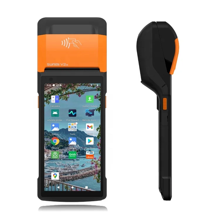 2025 Hot Sunmi V2S Selling Wholesale Price NFC Card Pos Portable Handheld Payment android Terminal