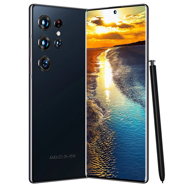Wholesale S22 Ultra smart phone 7.3inch HD Full Screen 16gb+ 1TB Dual SIM Mobile Phone Android 3g 4g 5g Android Smartphone