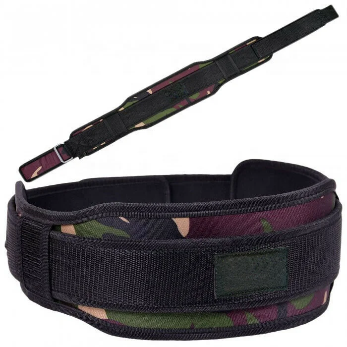 Custom Size & Color Gym Camouflage Weight Lifting Belt high Quality wholesale gym belt power lifting belt