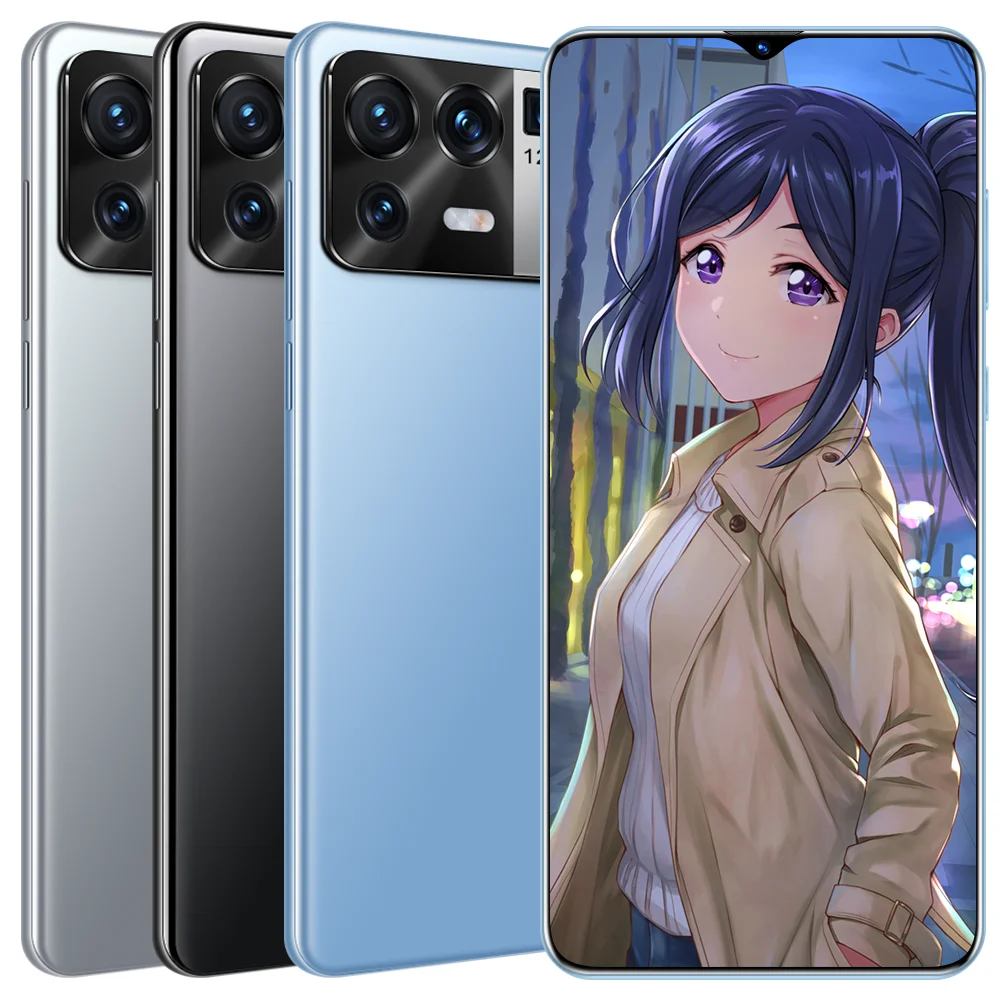 Фабрика глобальная версия XAOMi 6 7 дюймов M12 Pro смартфон 16 ГБ + 512 полный экран мобильного на палец для телефона/Уход за кожей лица Unclock