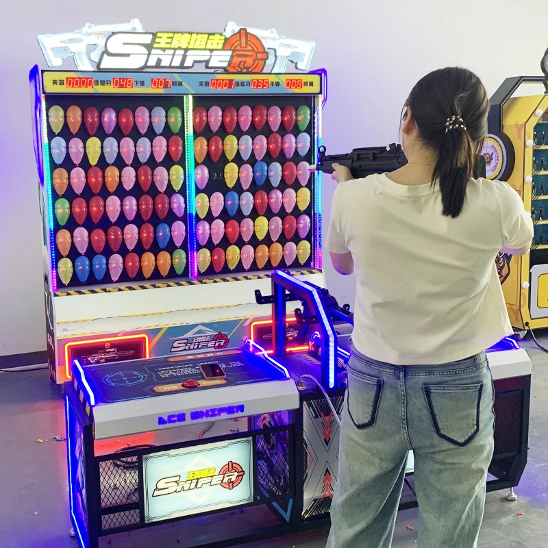 Laser Shooting Balloon Machine Amusement Equipment shooting machine arcade game machine lazer tag game equipment