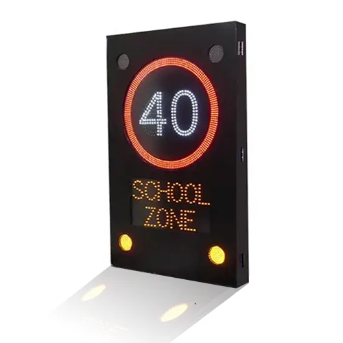 High Brightness Variable Measuring Led Solar Rader Speed Sign Traffic Warning Slow Down Sign