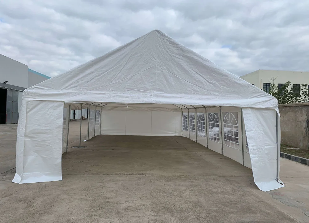 Budget PE Marquee tent 6x12 m for Birthday party