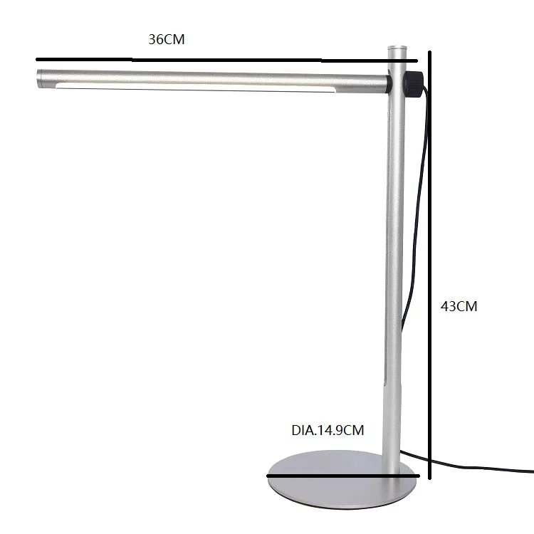 TM-A22 Mini LED Desk Lamp for Home,Office,Reading,Adjustable Eye-Caring Desk Light  Includes 3 Color Modes