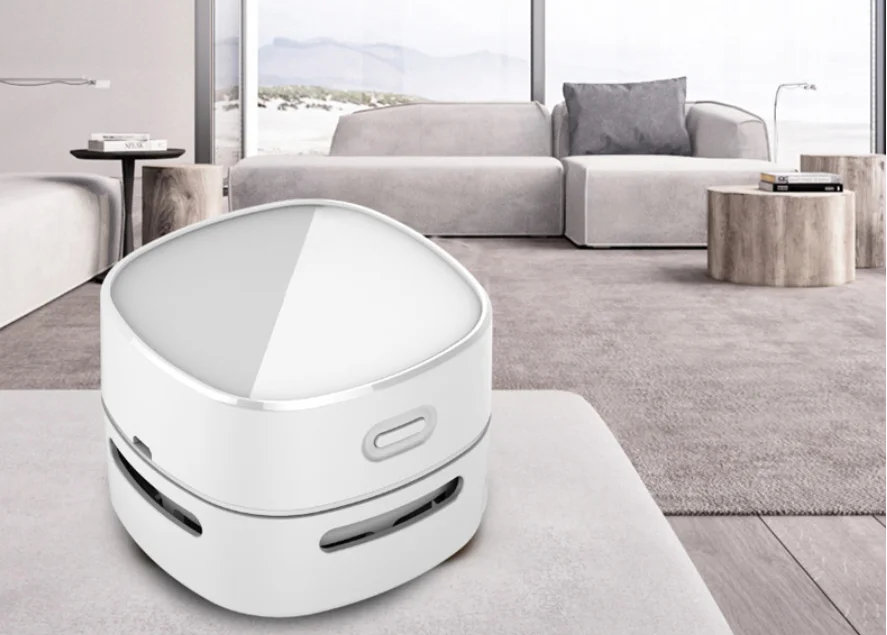 Portable Dry Dust Sweeper Small Office Desktop Vacuum Cleaner Multicolor Table Mini Desk Vacuum Cleaner for Home and Office Gift