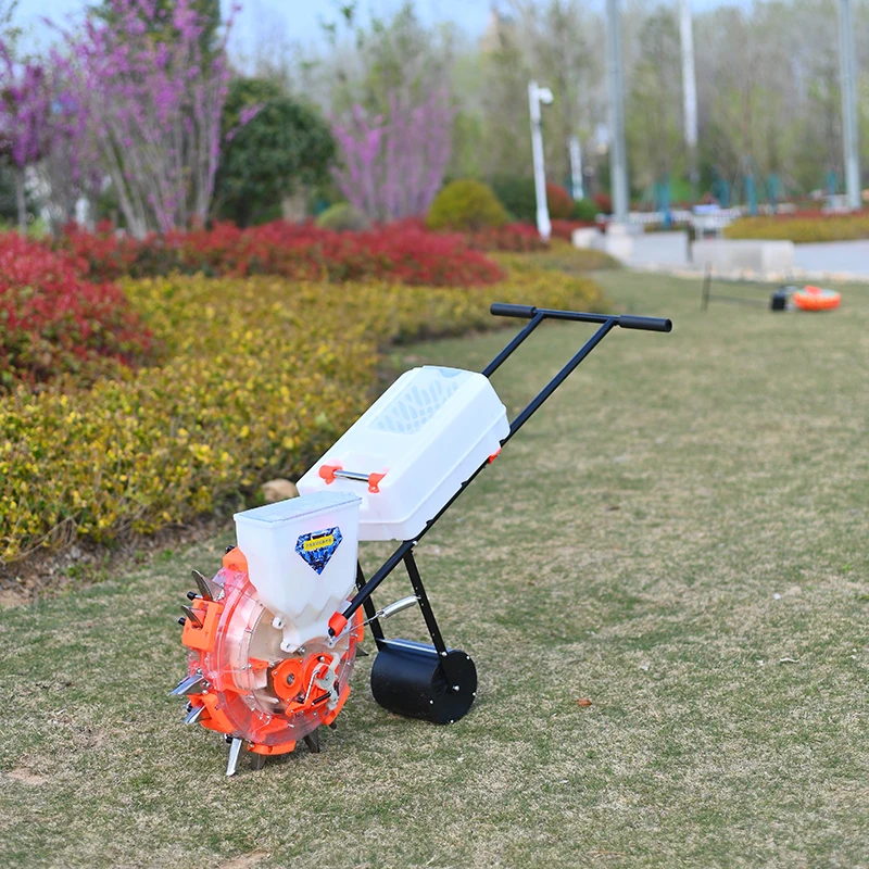 Hand Push Groundnut Manual Precision Lawn Seed Planting Seeder