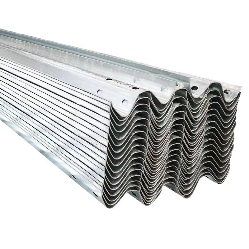 Factory price Traffic safety Barrier W Beam Guard Rails Protecting road used safety steel Highway Guardrail
